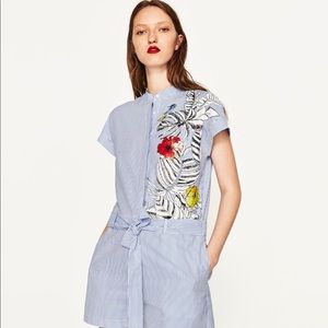 Zara Striped Jumpsuit🌺